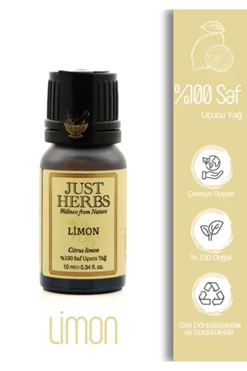 Limon Yağı 10 ml %100 Saf Ve Doğal Citrus Limon Oil - Görsel 1