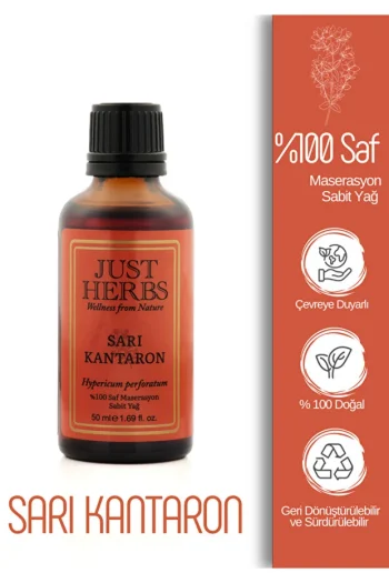 Sarı Kantaron Yağı 50 ml %100 Saf Ve Doğal Hypericum Perforatum Oil - Görsel 1