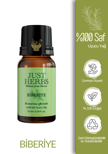 Biberiye Yağı 10 ml %100 Saf Ve Doğal Rosmarinus Officinalis Oil - Görsel 1