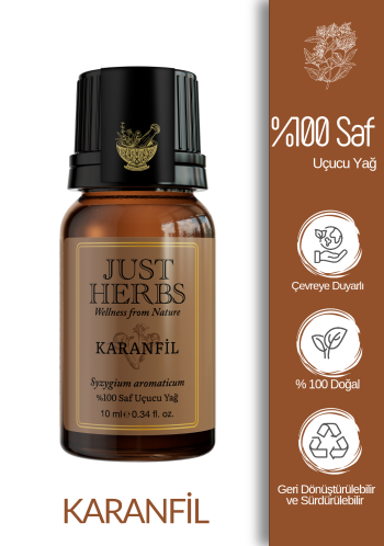 Karanfil Yağı 10 ml %100 Saf Ve Doğal Syzgium Aromaticum Oil - Görsel 1