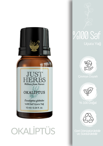 Okaliptus Yağı 10 ml %100 Saf Ve Doğal Eucalyptus Globulus Leaf Oil - Görsel 1