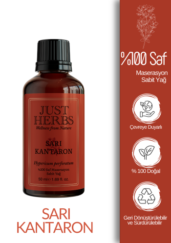 Sarı Kantaron Yağı 50 ml %100 Saf Ve Doğal Hypericum Perforatum Oil - Görsel 1