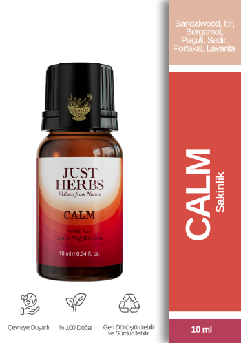 Calm Uçucu Yağ Karışımı 10 ml %100 Saf Ve Doğal - Görsel 1