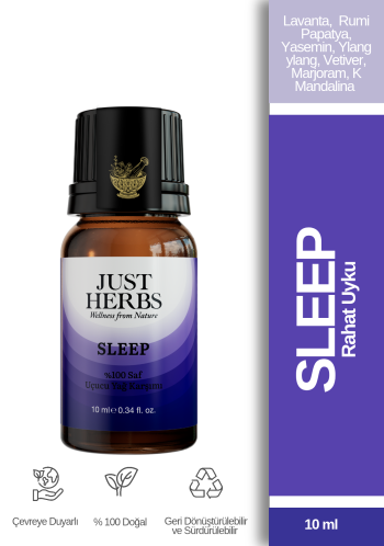Sleep Uçucu Yağ Karışımı 10 ml %100 Saf Ve Doğal - Görsel 1